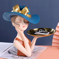 Girl with Hat Tray Feajoy