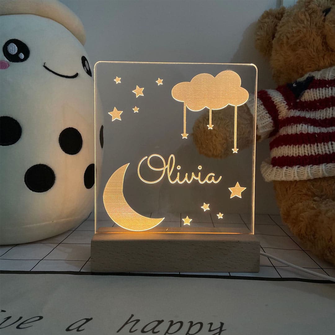 Personalized Night Lights Bedroom Decor Feajoy