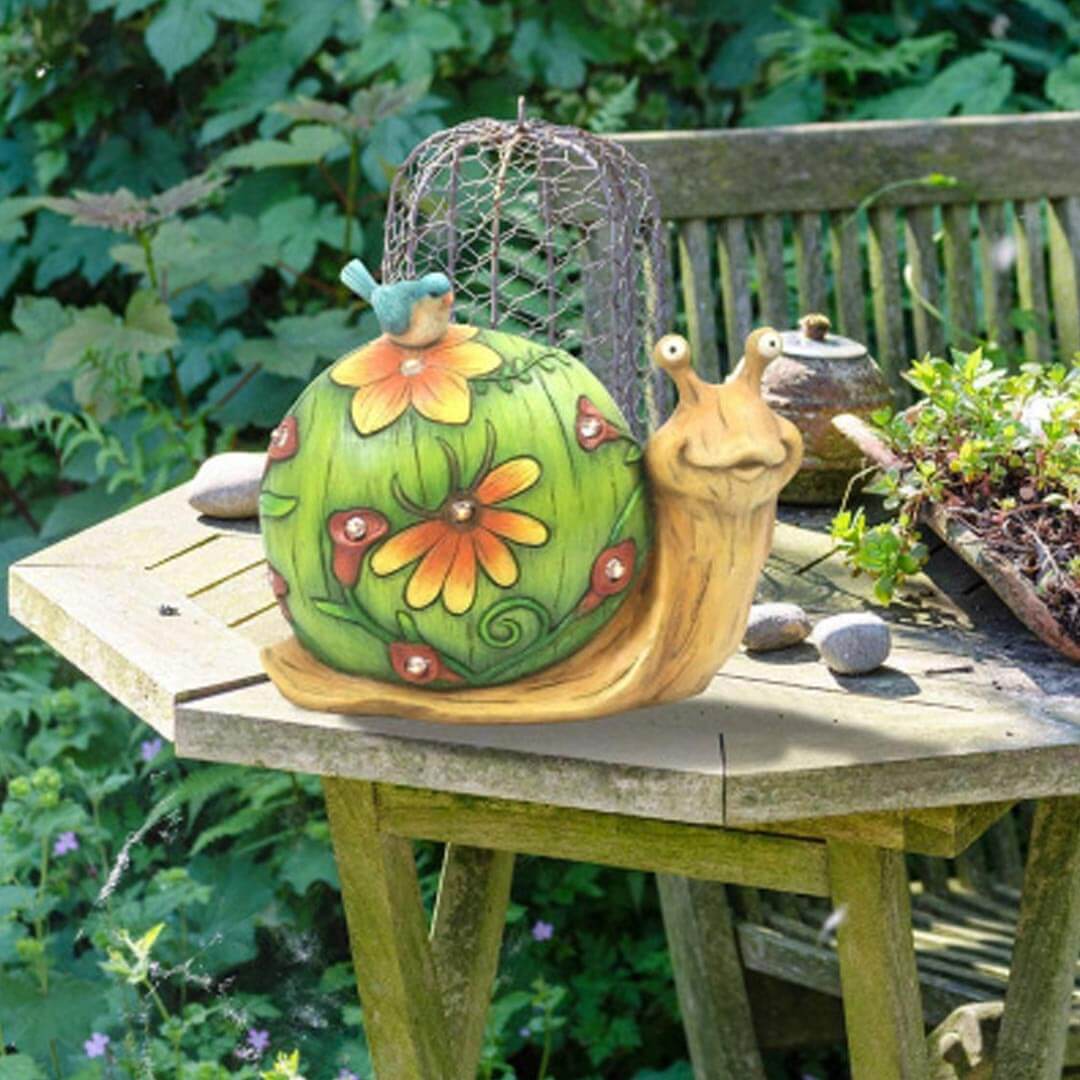 Solar Snail Garden Decoration Feajoy