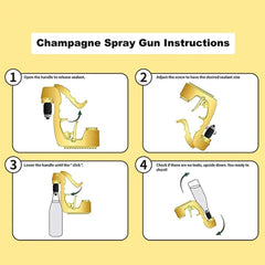 Funny Champagne Wine Sprayer dylinoshop