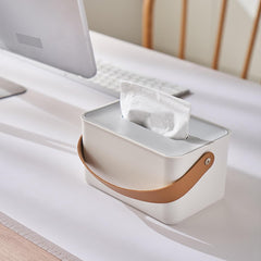 Simple Handle Tissue Box Feajoy