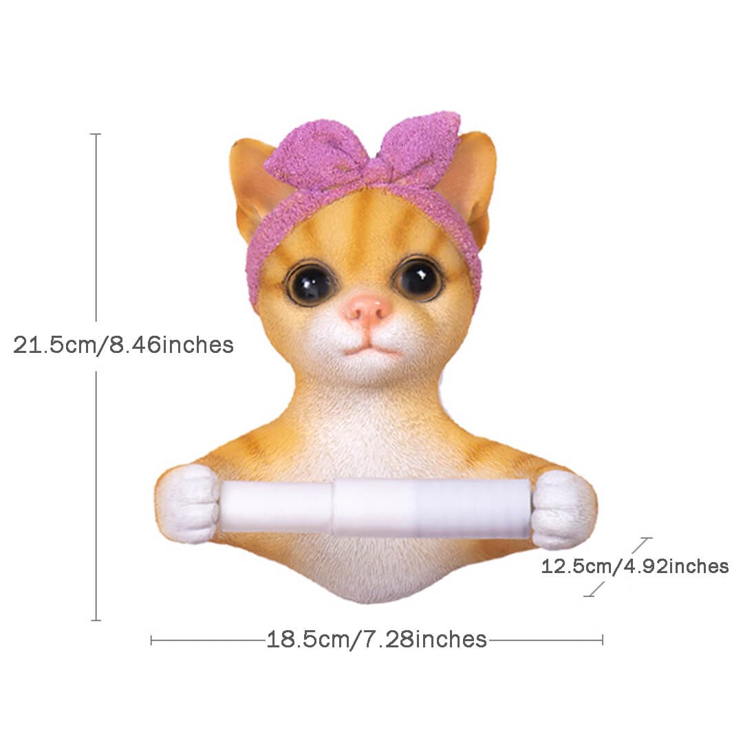 Cute Cat Roll Paper Holder dylinoshop