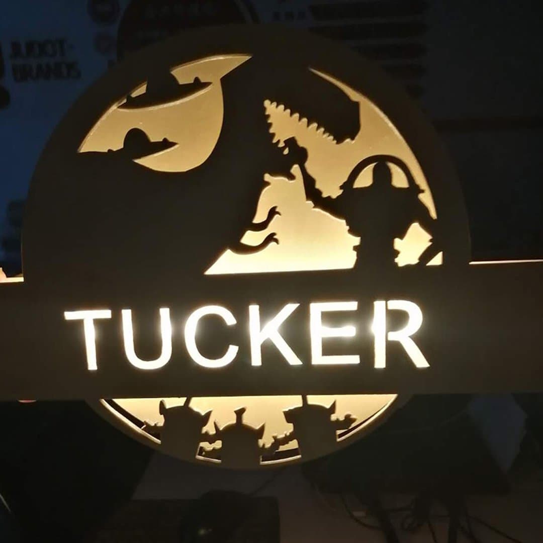 Custom Wooden Name Night Light dylinoshop