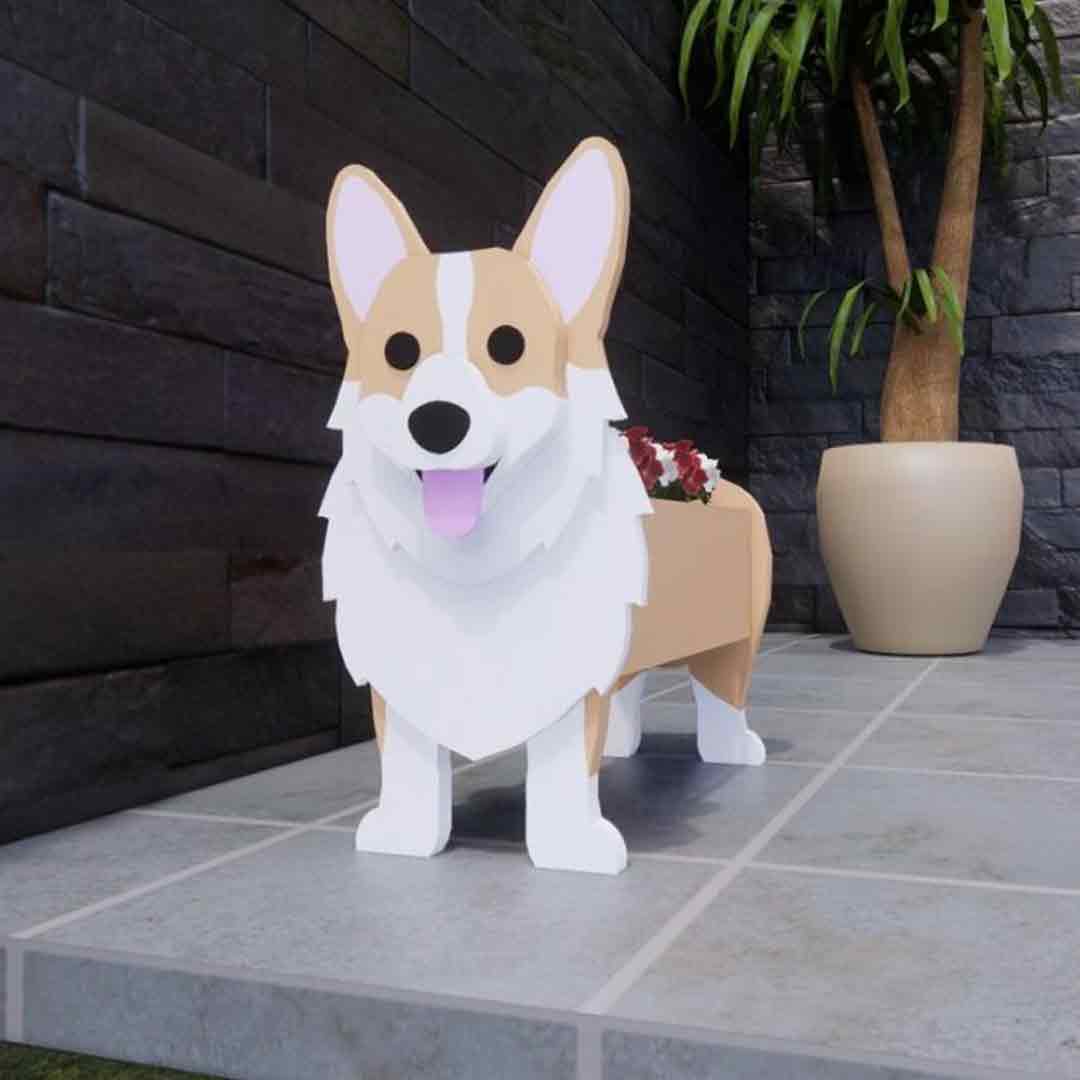 Dog Planter feajoy