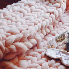 Chunky Knitted Blanket dylinoshop