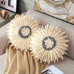 Handmade Sunflower Cushion Covers Feajoy