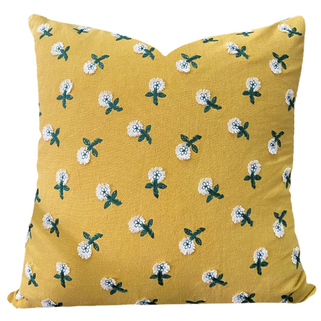 Embroidery Flower/Bird  Cushion Covers Feajoy