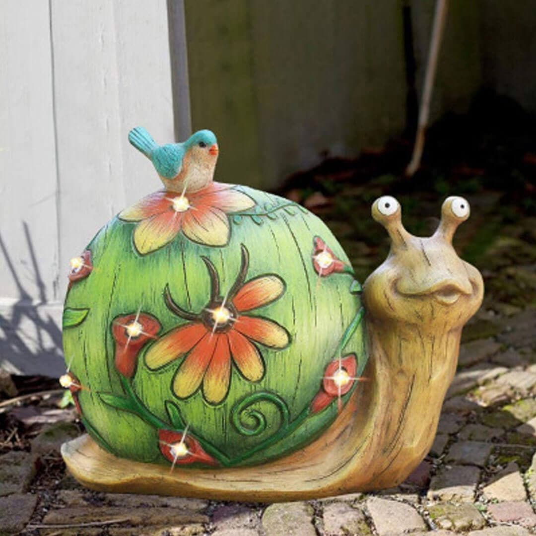 Solar Snail Garden Decoration Feajoy