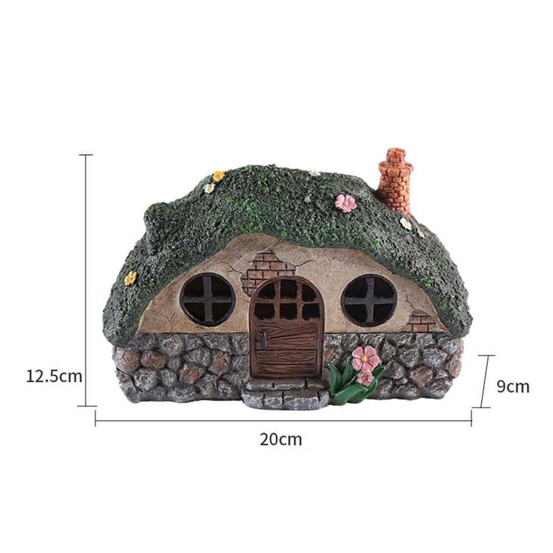 LED Solar Fairy House Light Feajoy