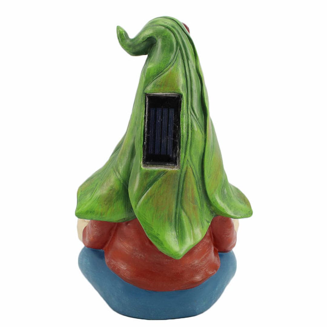 Solar Garden Gnome Statue Feajoy