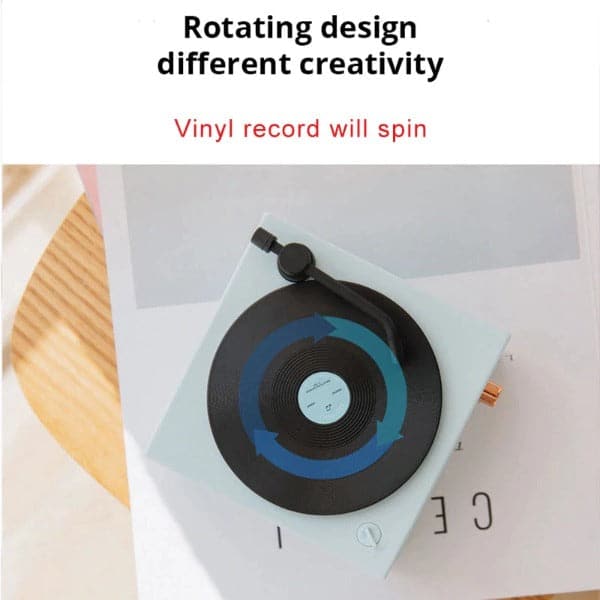 RETRO BLUETOOTH RECORD PLAYER dylinoshop