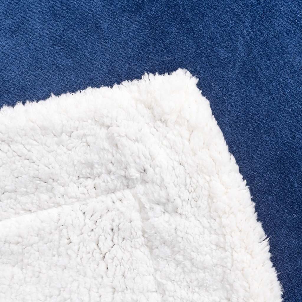 Solid Color Sherpa Fleece Blanket Feajoy