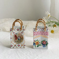 Retro Small Bag Shape Flower Vase Feajoy