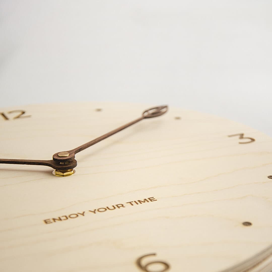 Wooden Hanging Rope Wall Clock Feajoy