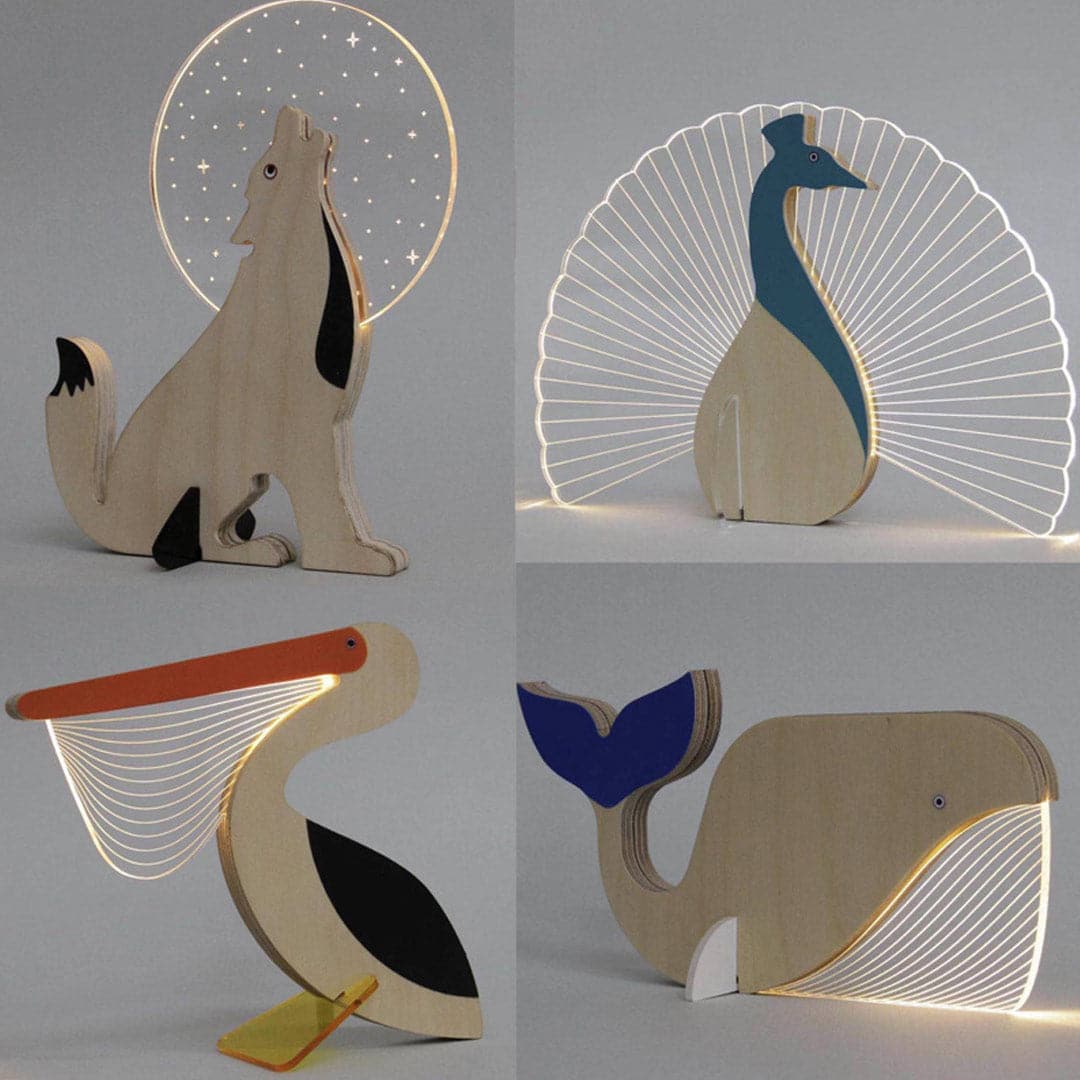 Innovative Portable Animal Design lamps Feajoy