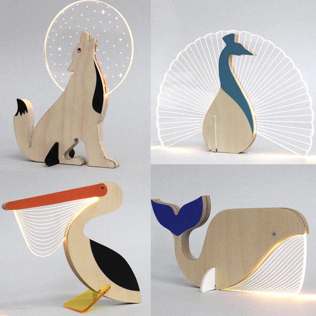 Innovative Portable Animal Design lamps Feajoy