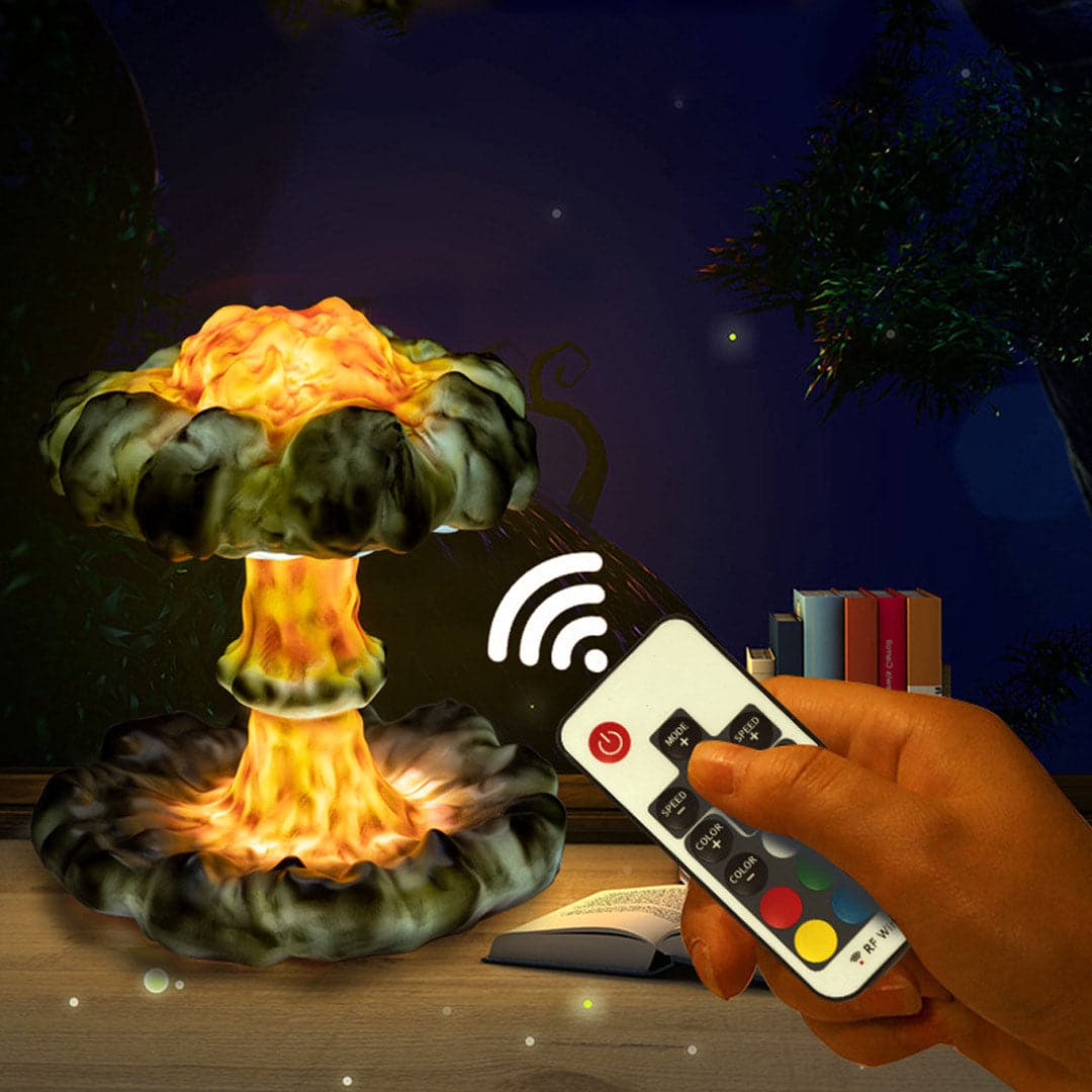 3D Nuclear Explosion Mushroom Cloud Lamp dylinoshop