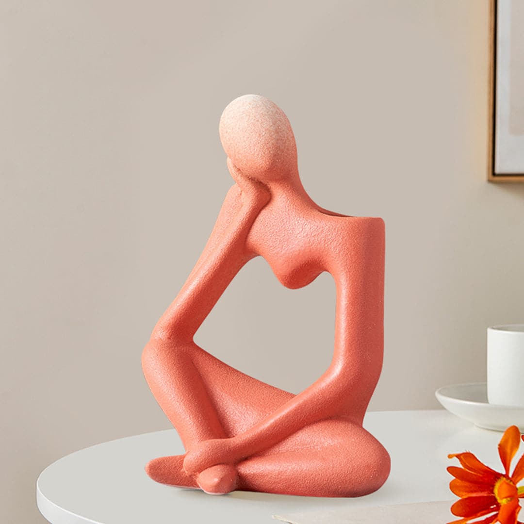 Abstract Thinker Vase Feajoy