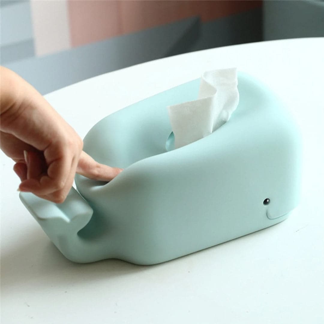 Cute Whale Tissue Box dylinoshop