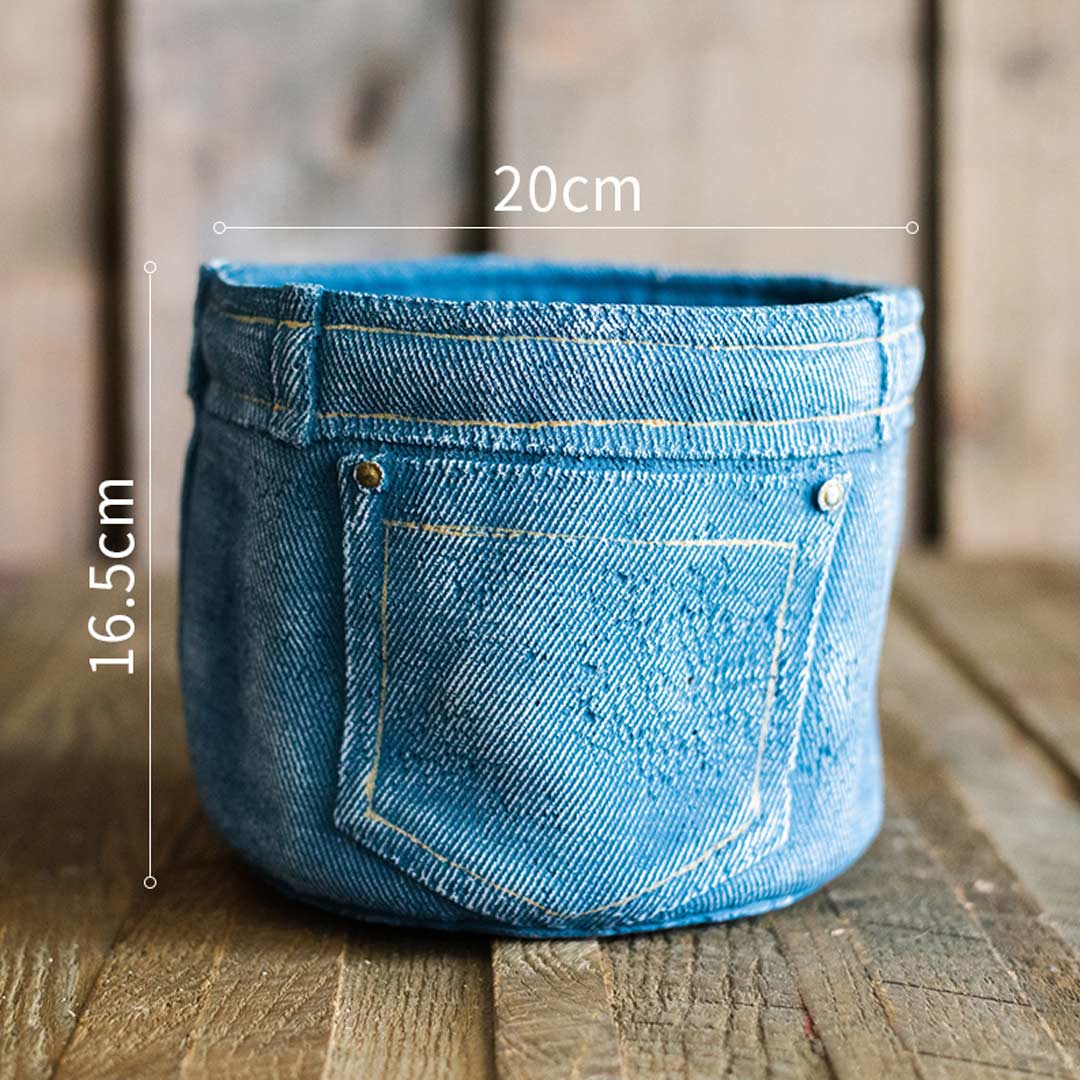 Denim Clothes Pants Flower Pot dylinoshop