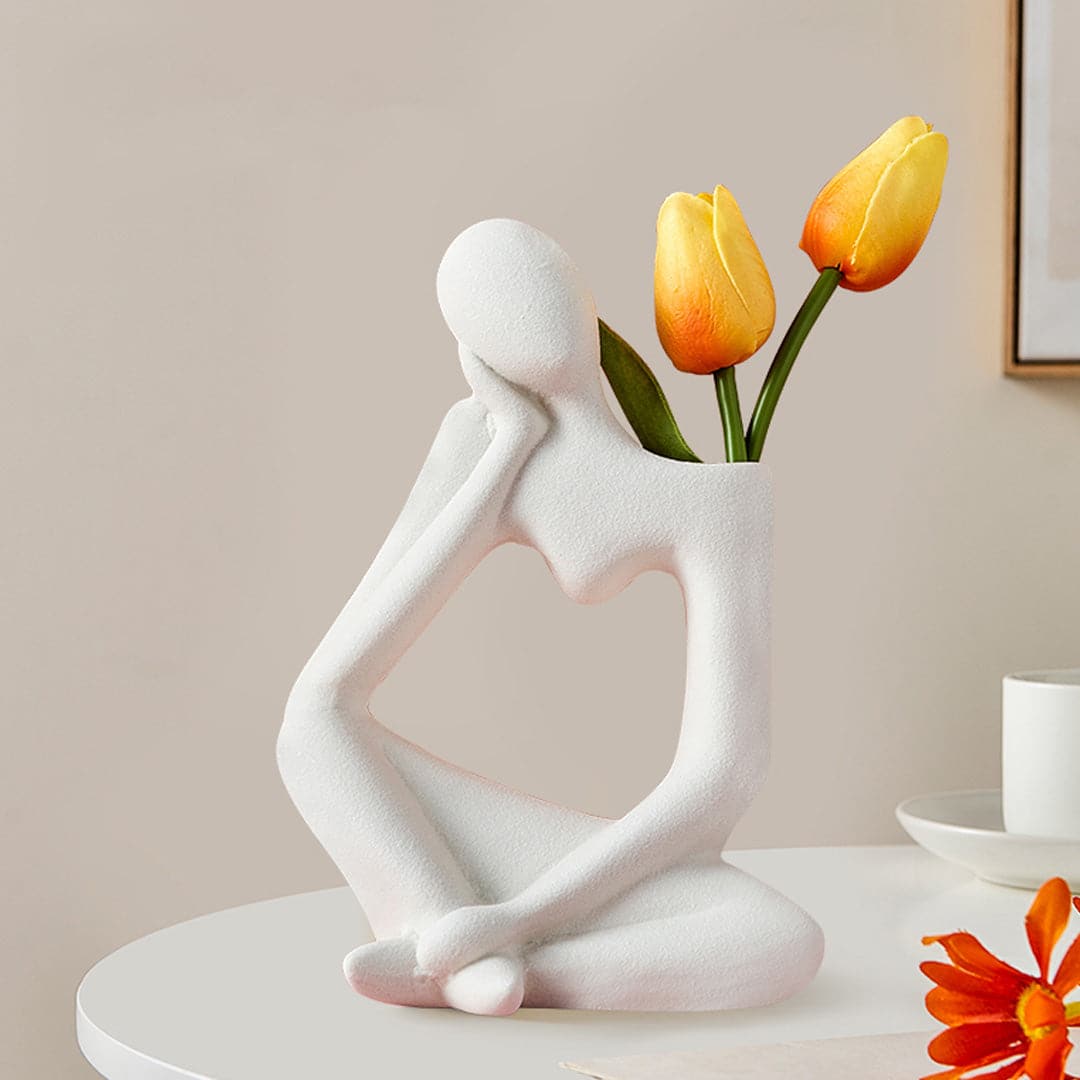 Abstract Thinker Vase Feajoy