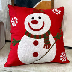 Christmas  Embroidered Cushion Covers dylinoshop