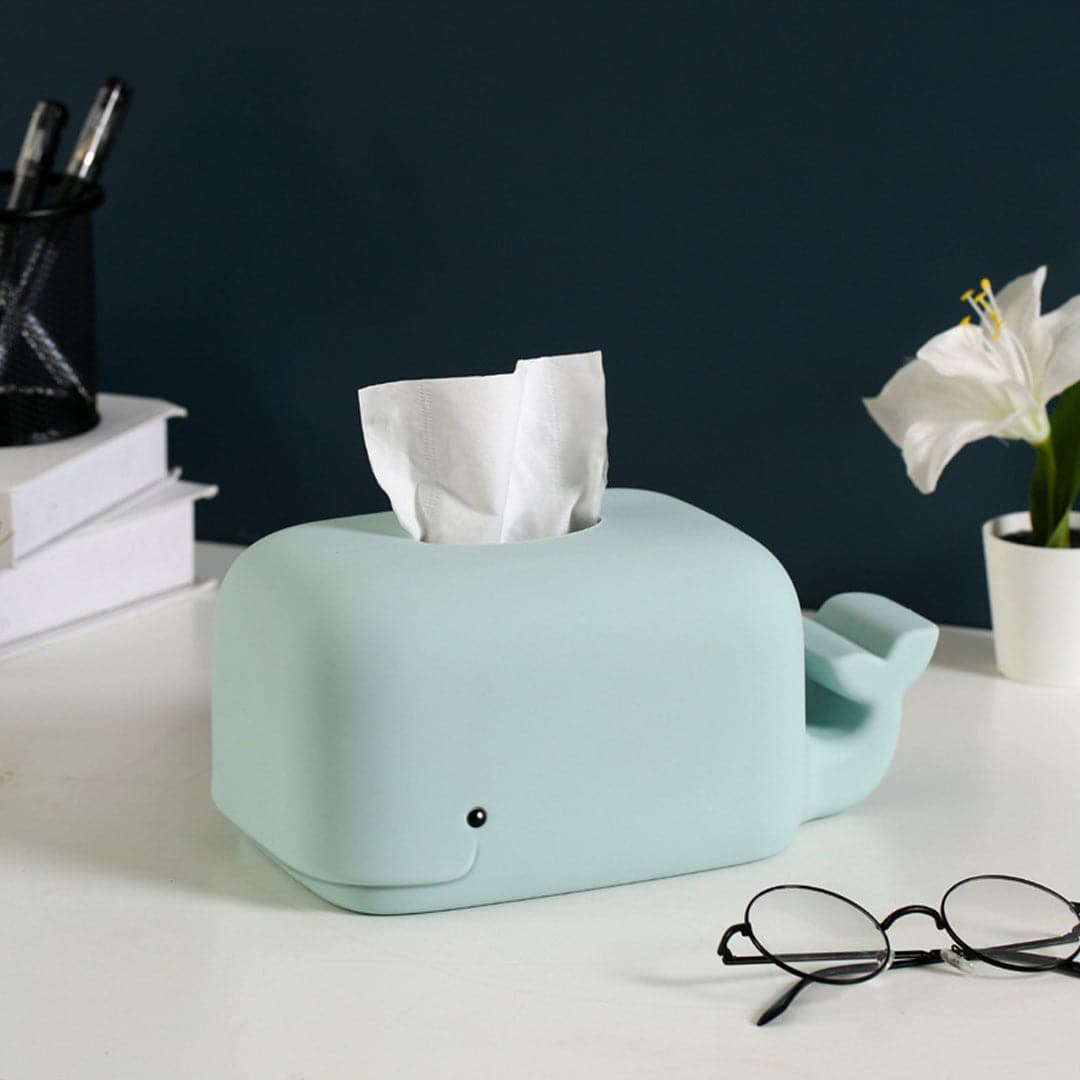 Cute Whale Tissue Box dylinoshop