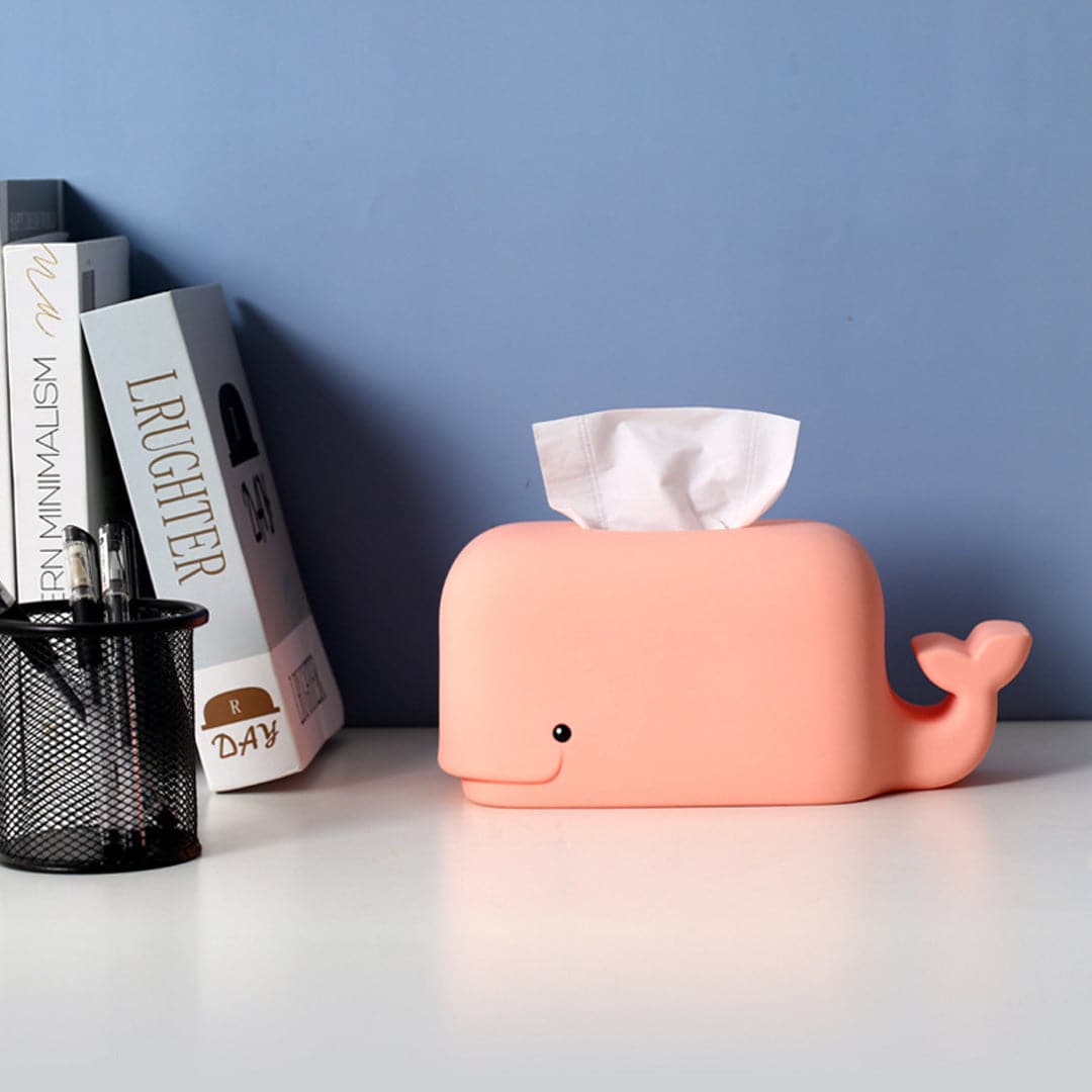 Cute Whale Tissue Box dylinoshop