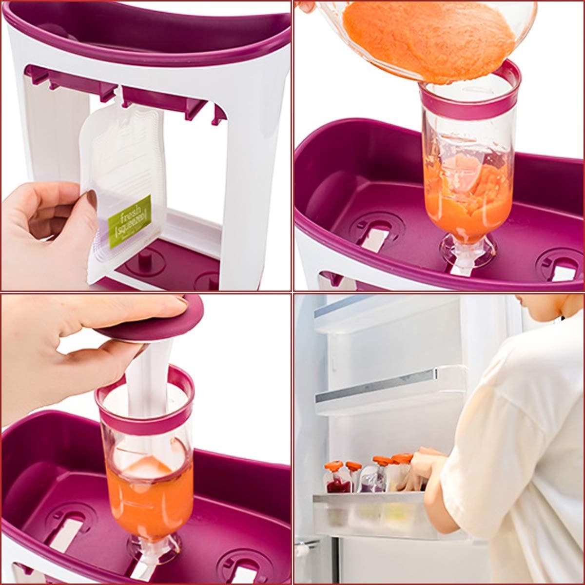 DIY Baby Food Squeeze Station dylinoshop