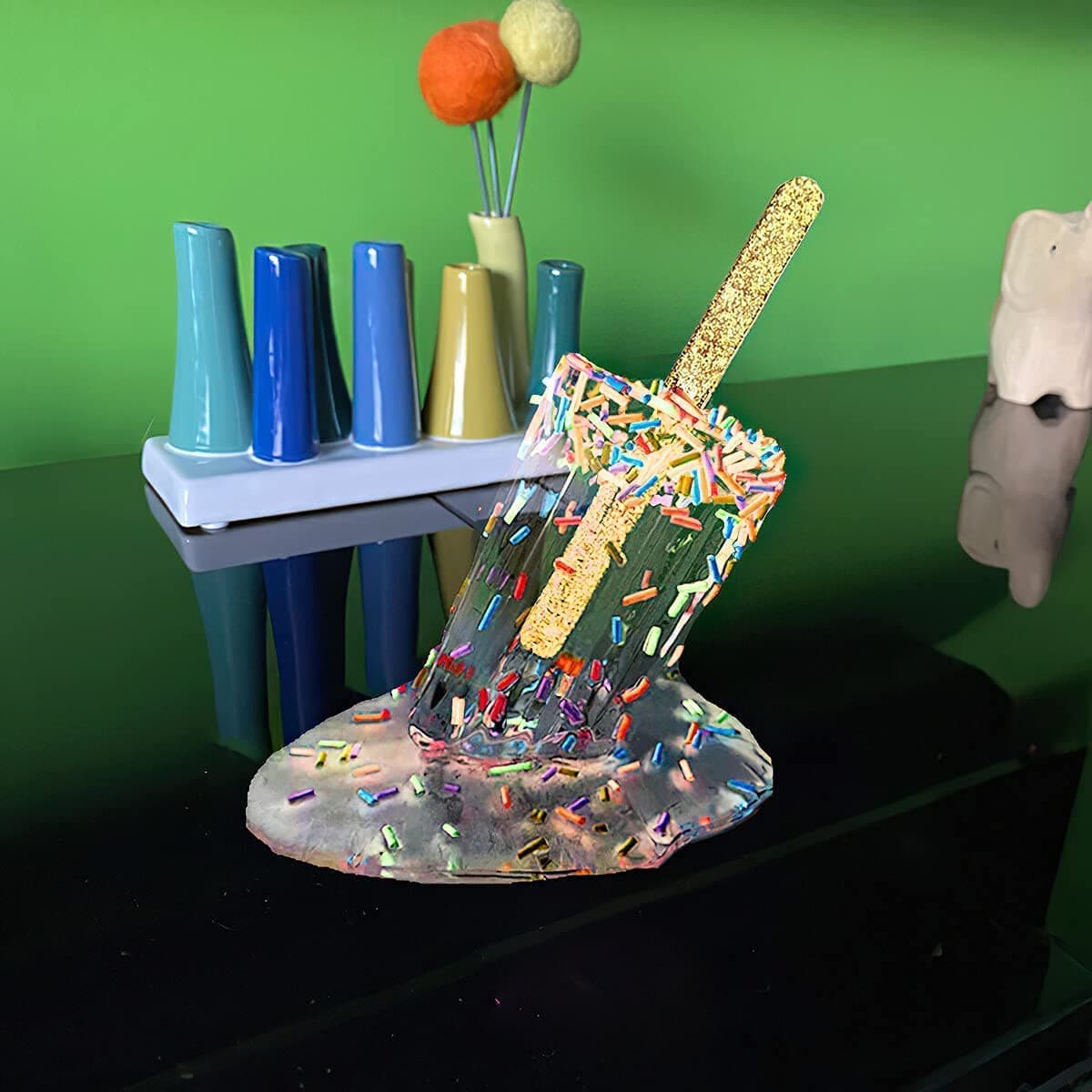 Melting Popsicle Decoration feajoy