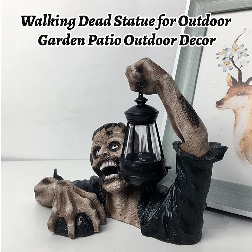 Zombie Statue Garden Decor Feajoy