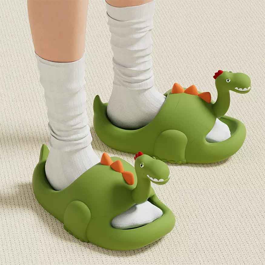 Cute Cartoon Dinosaur Slippers dylioshop