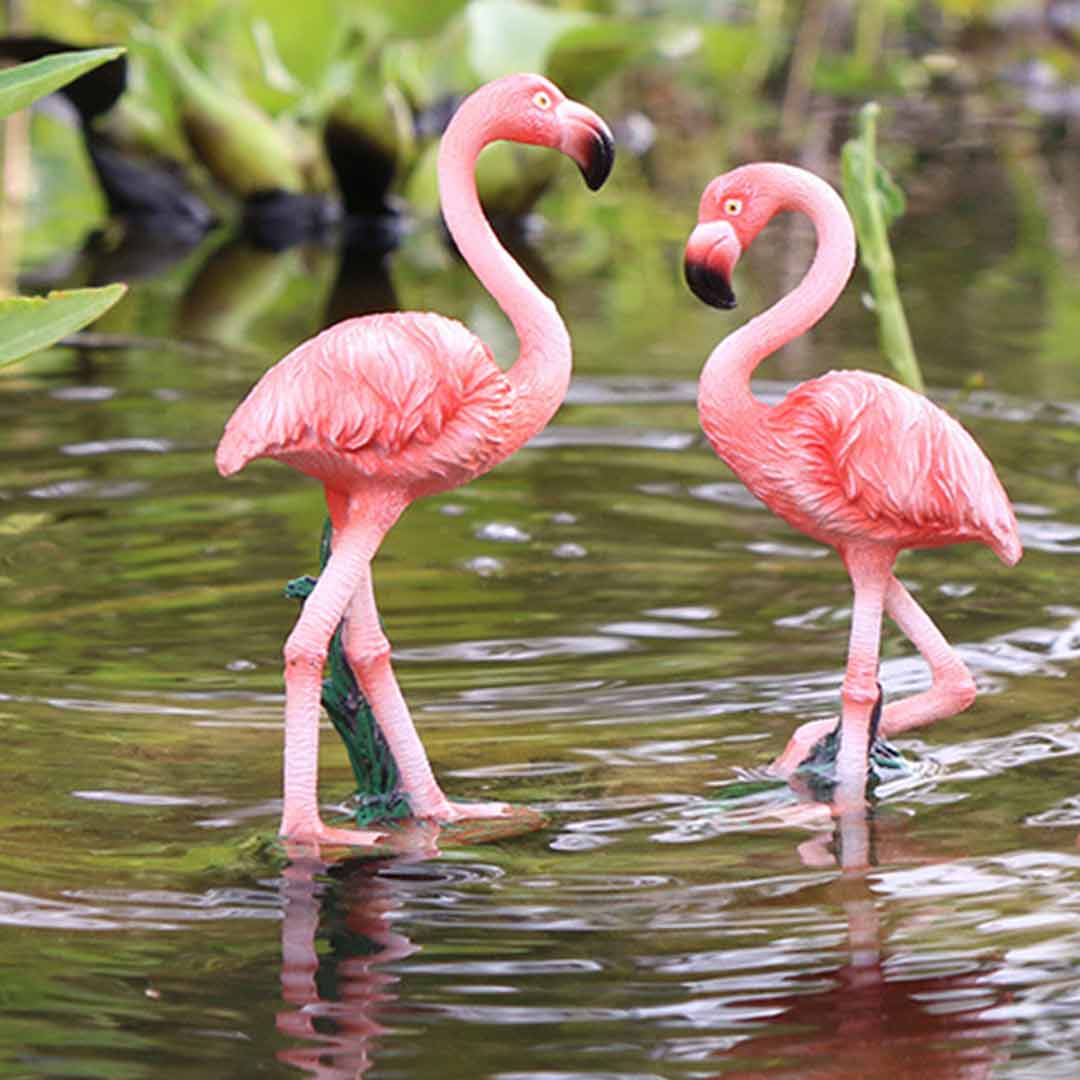 Flamingo Figurines Feajoy