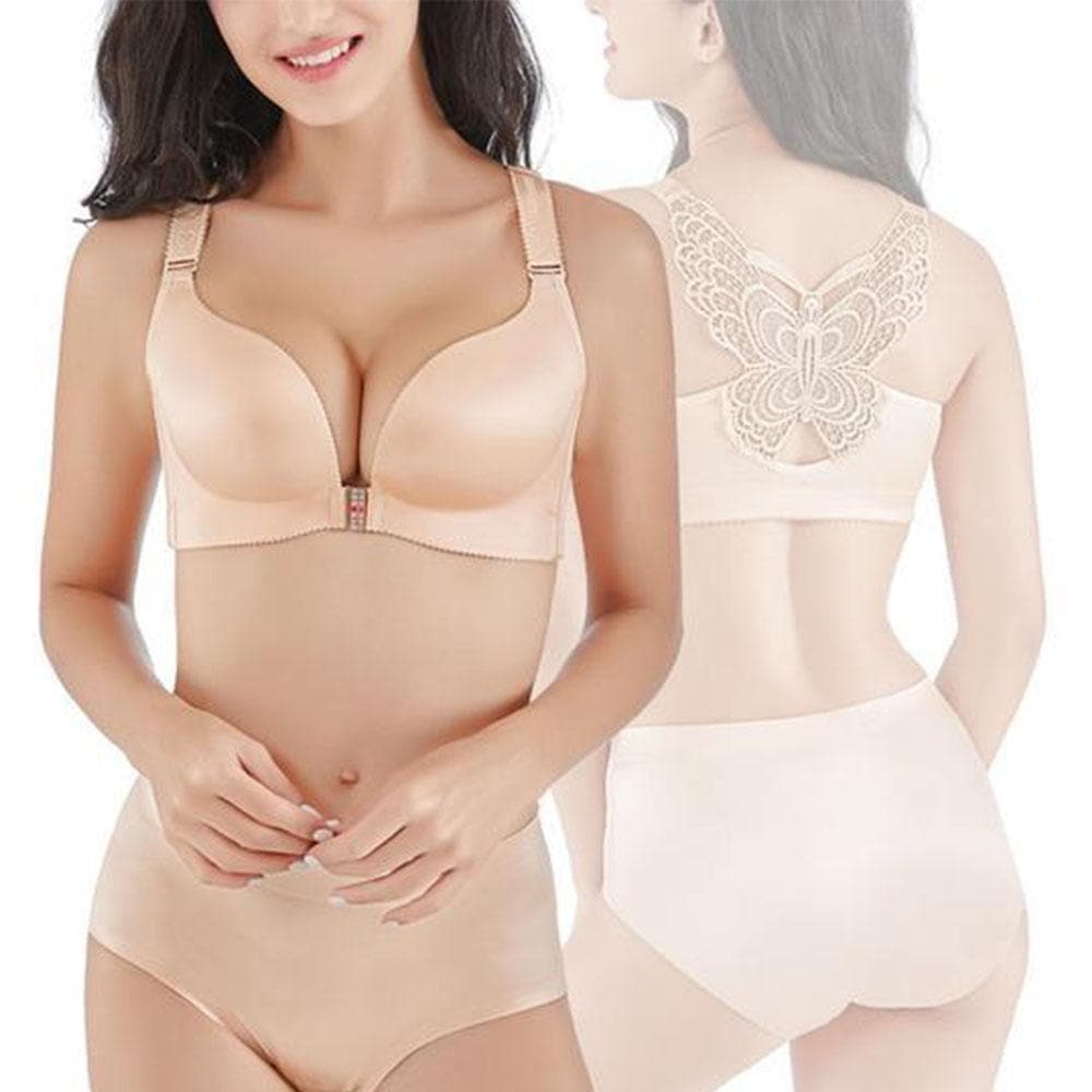 Seamless Front Closure Butterfly Bra Zimomo