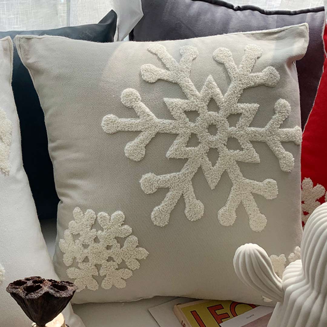 Christmas  Embroidered Cushion Covers dylinoshop