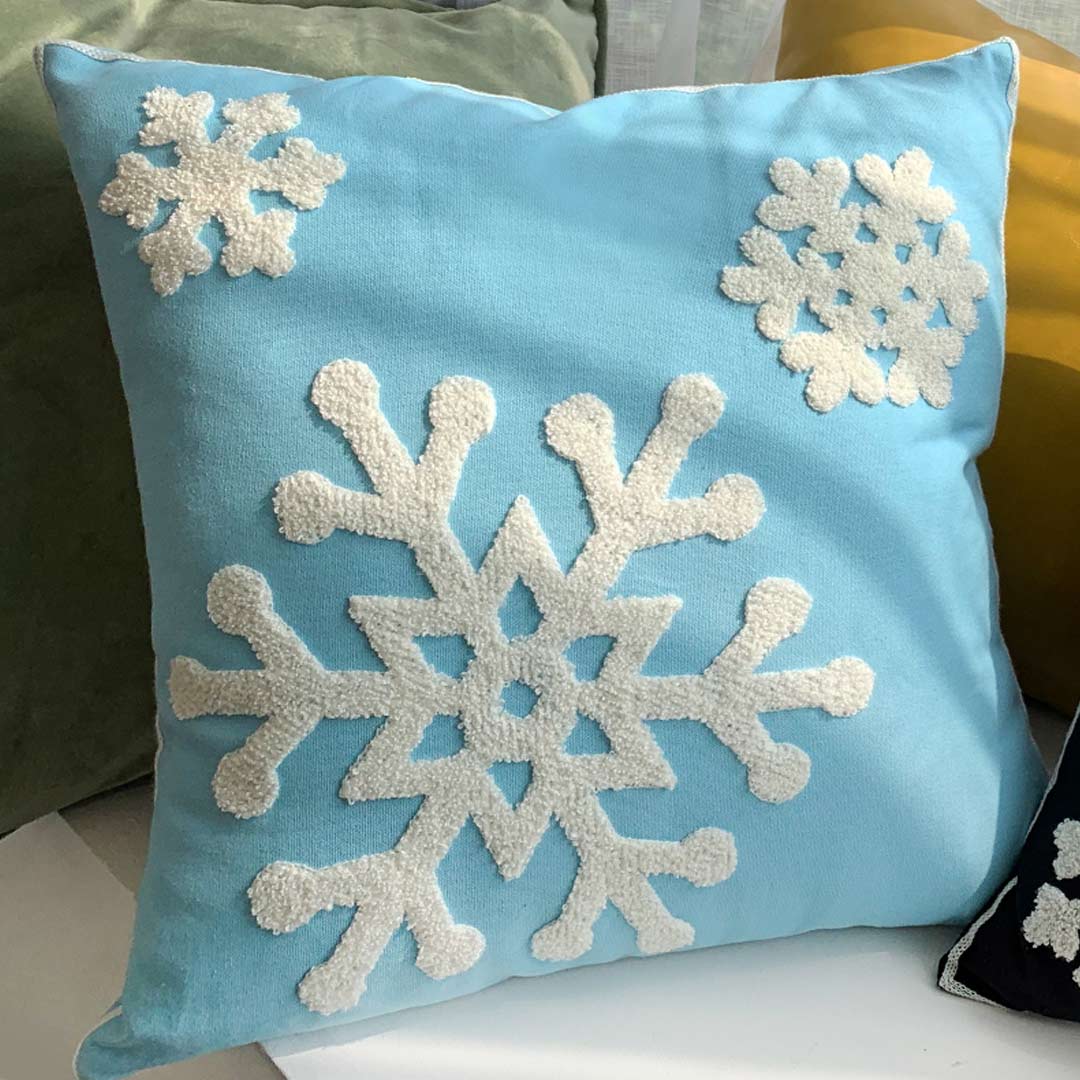 Christmas  Embroidered Cushion Covers dylinoshop