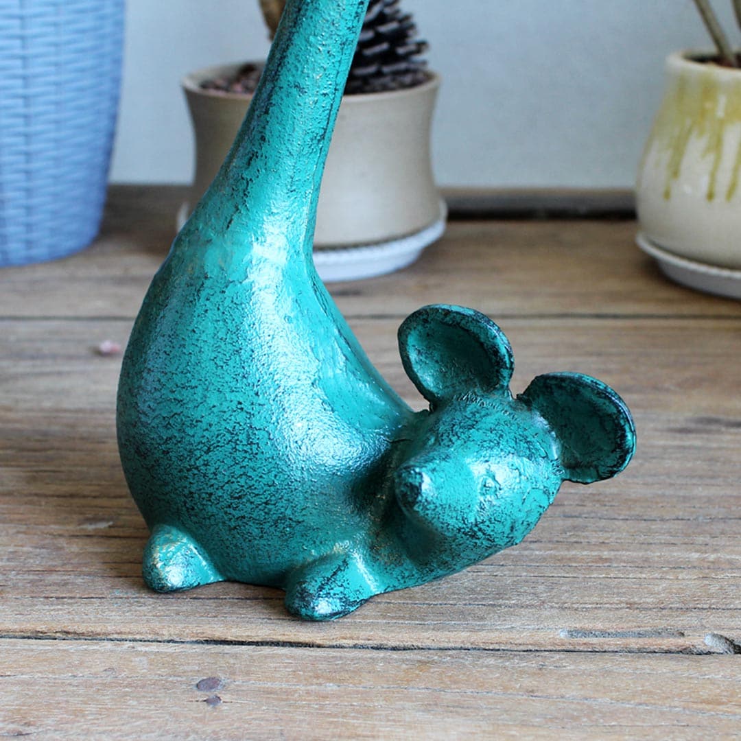 Cast Iron Mouse Paper Towel Holder dylinoshop