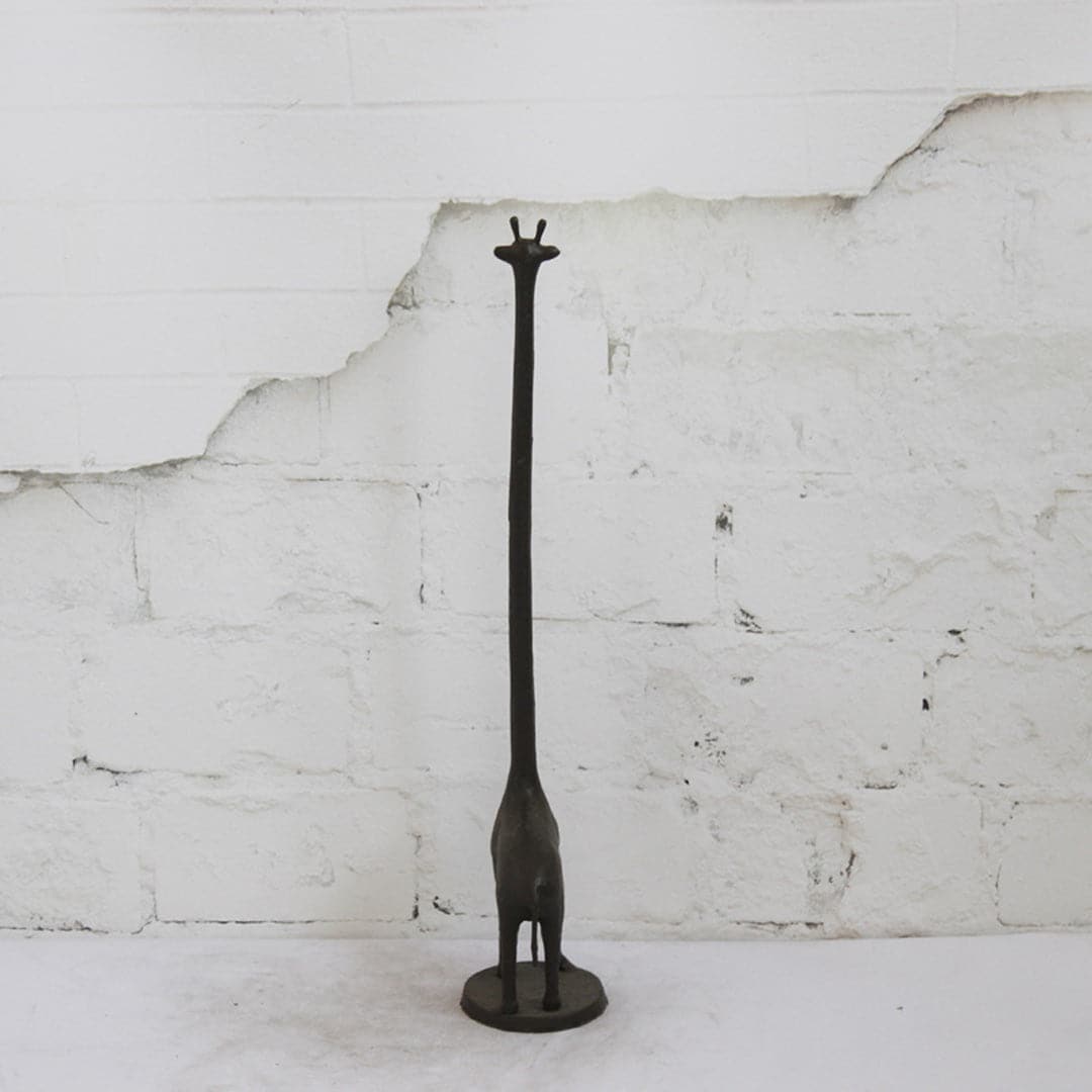 Giraffe Cast Iron Paper Towel Holder Feajoy