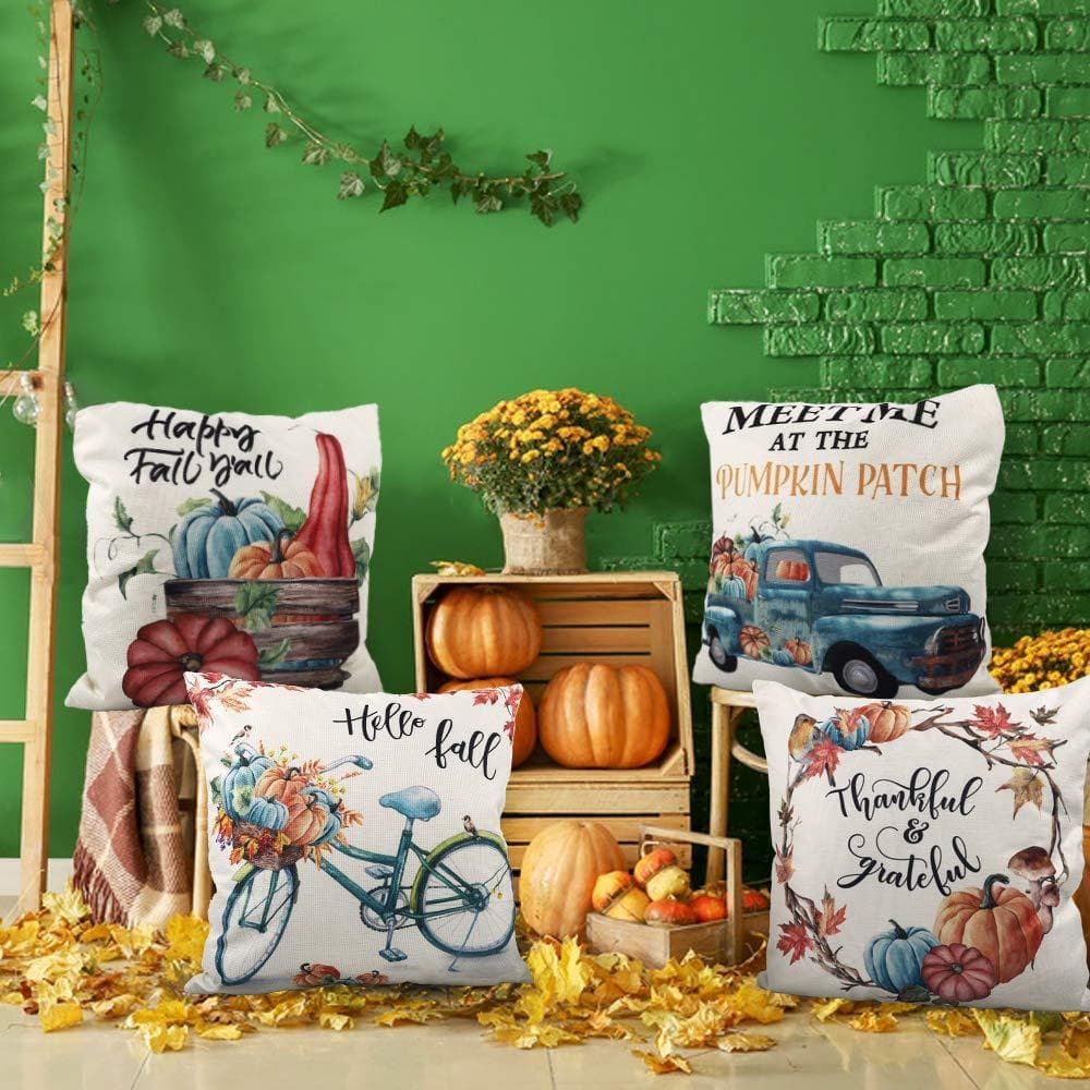 Fall Cushion Covers Feajoy