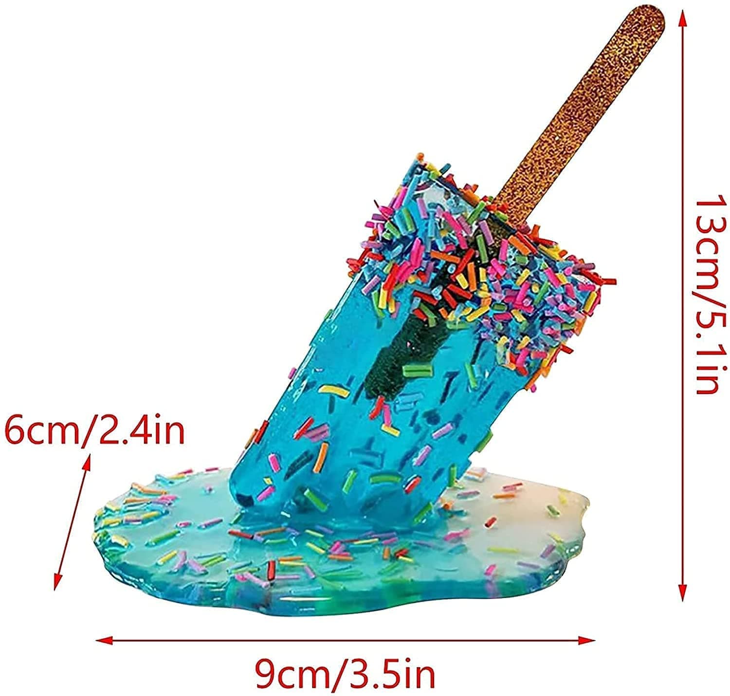 Melting Popsicle Decoration feajoy