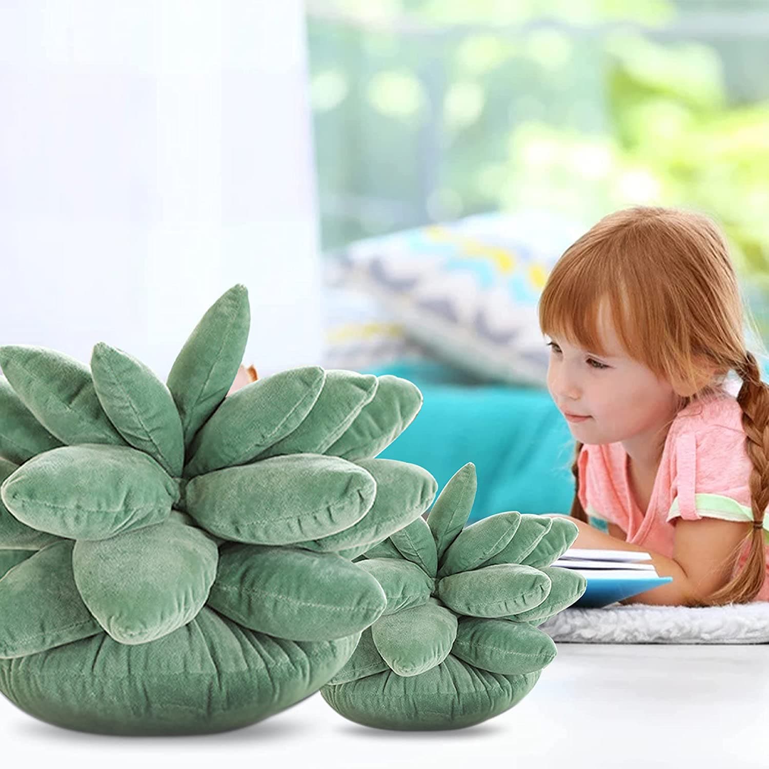 3D Succulents Cactus Pillow dylinoshop