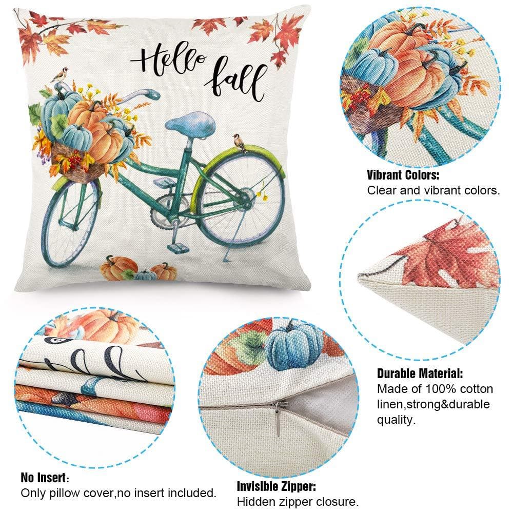 Fall Cushion Covers Feajoy