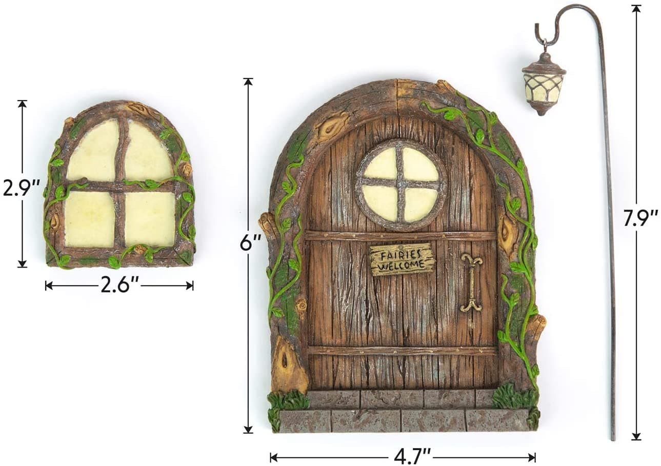 Fairy Door and Windows for Trees Feajoy