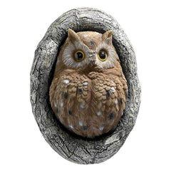 Owl Tree Sculpture Feajoy