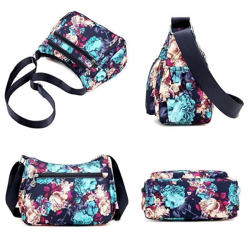 Floral Large Capacity Shoulder Bag Zimomo