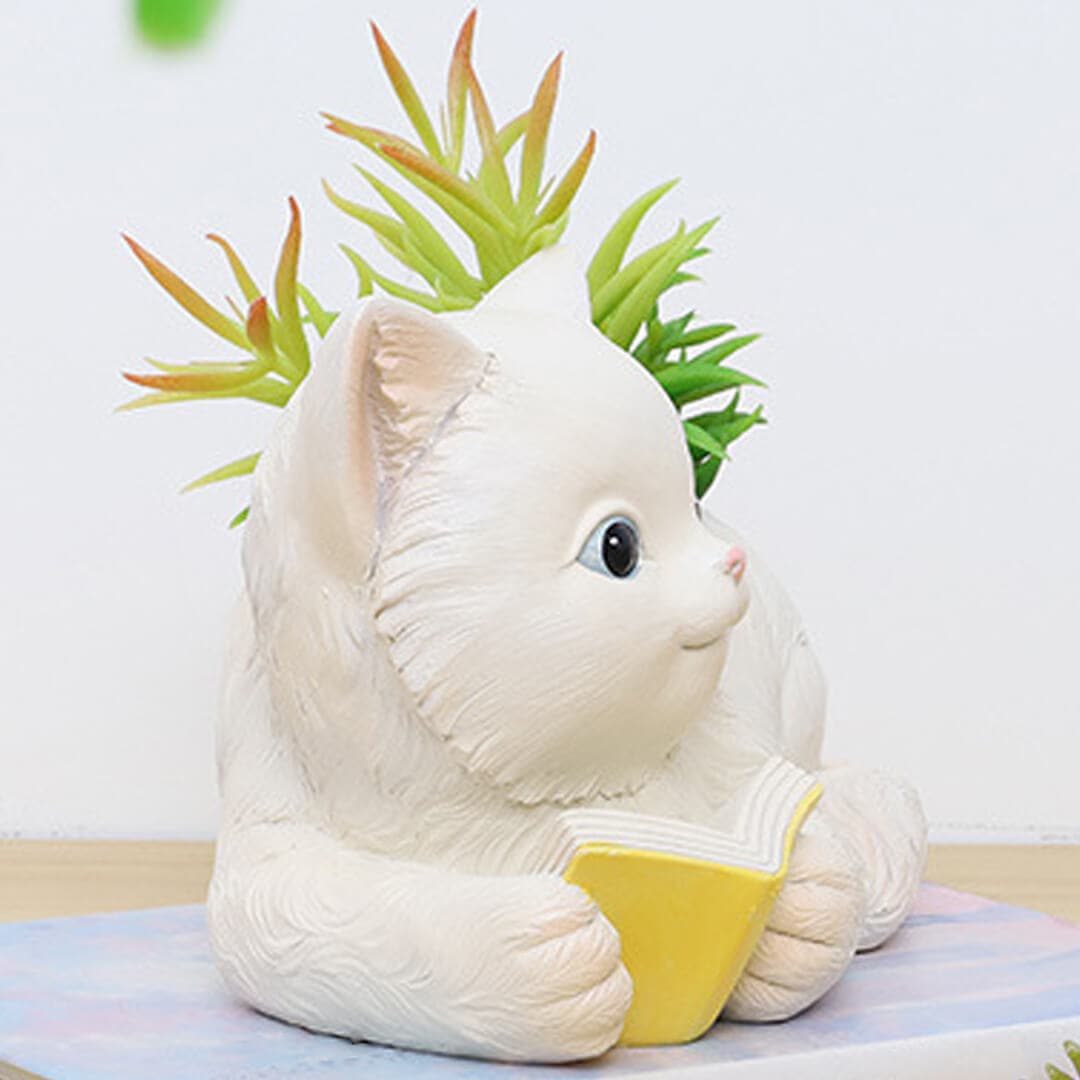 Cute Cat Succulent Flower Pot dylinoshop