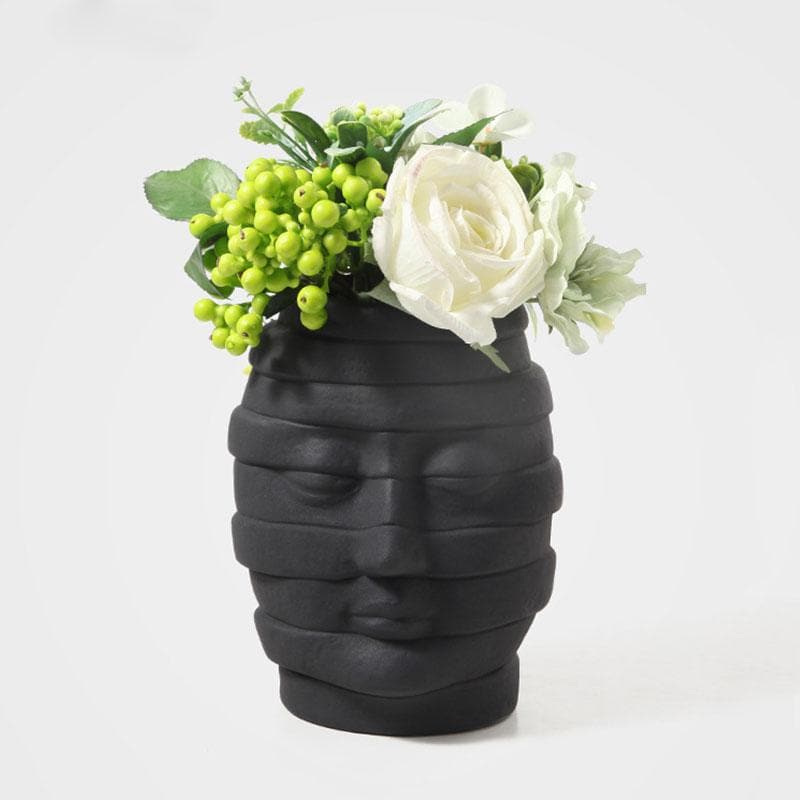 Creative Art Human Head Shape Vase dylinoshop