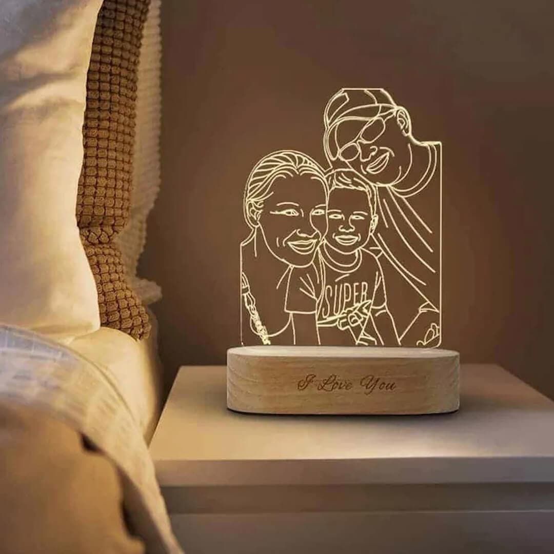 Custom Photo 3D Lamp dylinoshop