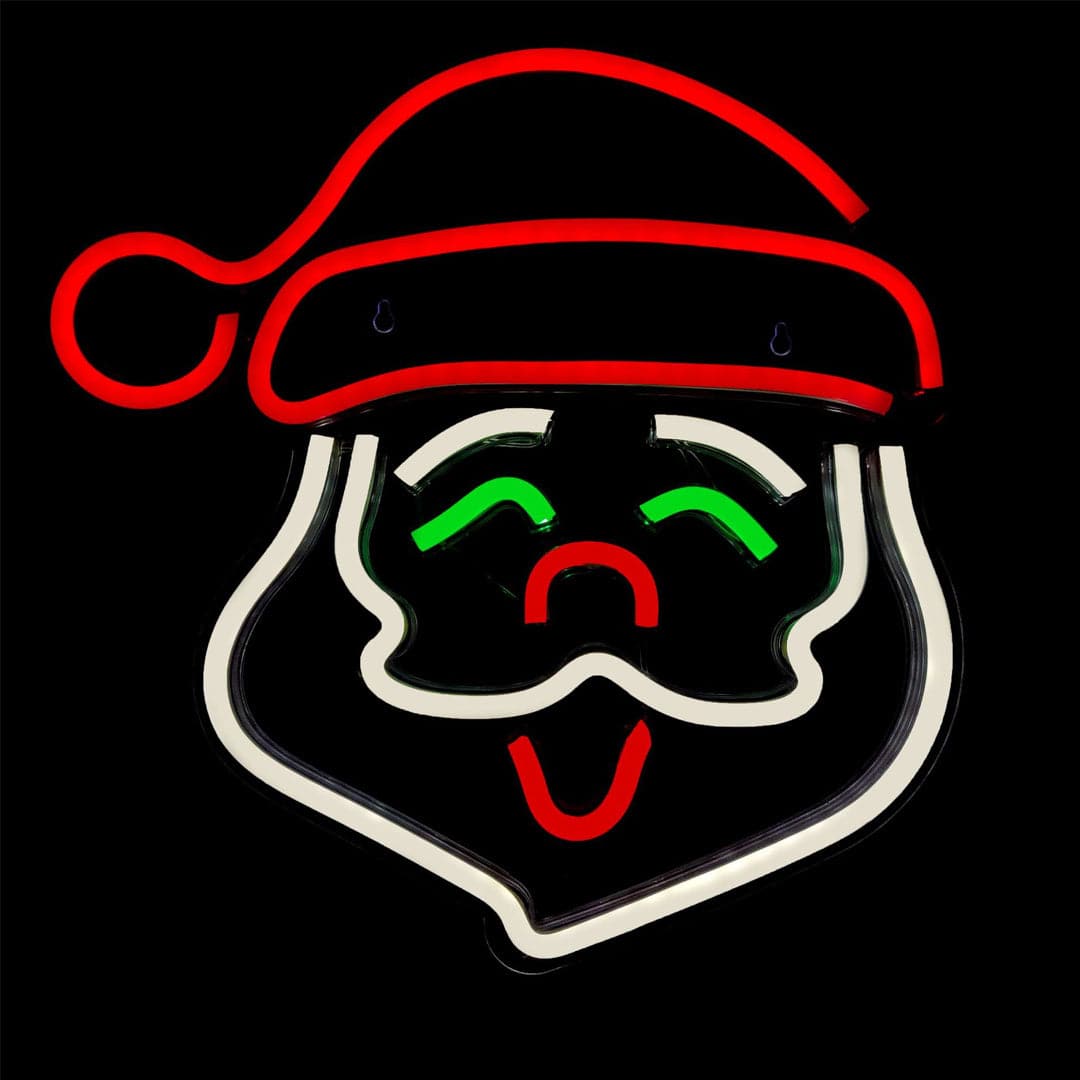 Christmas Santa Claus Neon Lights dylinoshop