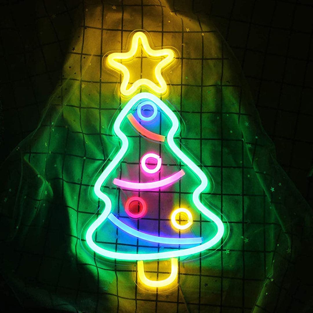 Christmas Santa Claus Neon Lights dylinoshop